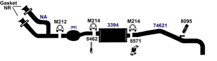 Best DieselTech exhaust-pipe | Direct Fit Replacement | 24712