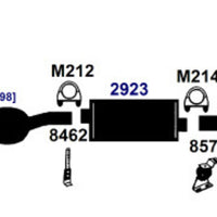 Best AP Exhaust exhaust-pipe for 1993-1990 Volvo 240 | Direct Fit Replacement | 24669