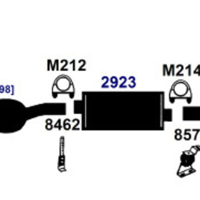 Best AP Exhaust exhaust-pipe for 1993-1990 Volvo 240 | Direct Fit Replacement | 24669