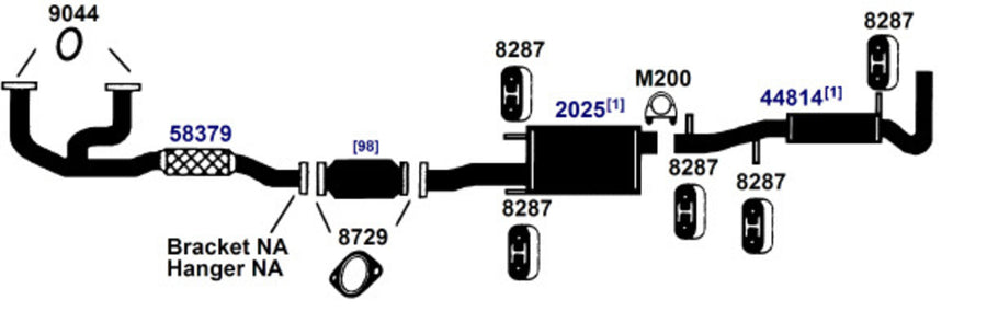 Best DieselTech Exhaust System | Direct Fit Replacement | 34900