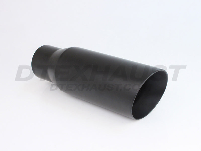 Black Powder Coated 4″ x 12″ Double Wall Angle - DT-25038DWBK