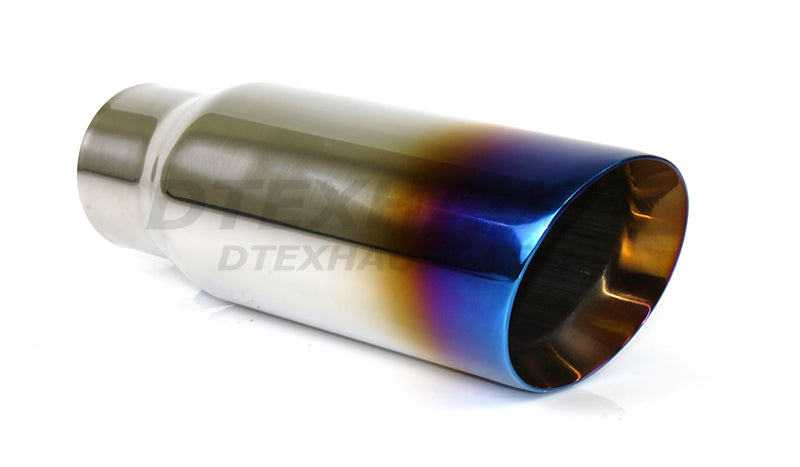 4″ x 12″ angle double-wall blue flame - DT-25038DWBF