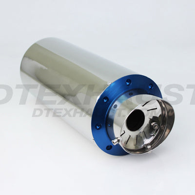 6" Round Adjustable Silencer (Blue) - DTM-120U