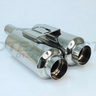 Dual 4.5" Round With 3" Straight - DTM-122