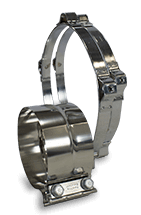 Heavy duty exhaust clamp