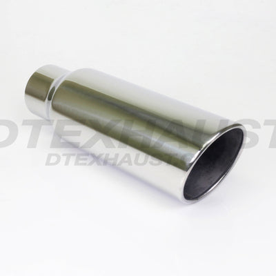 5" x 15" Diesel Exhaust Tip - Q9-355015RSL