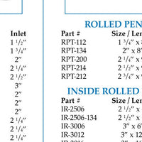 Farrow Rolled Angle Cut Tips - Rolled Angle Cut