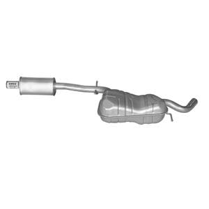 Best ANSA muffler for 2008-2006 Volkswagen Rabbit Center | Direct Fit | VW40005