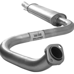 Best ANSA muffler for 2009-2007 Nissan Sentra Center | Direct Fit | DA41705